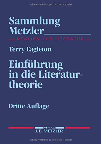 Beispielbild fr Einfhrung in die Literaturtheorie. Sammlung Metzler Band 246. zum Verkauf von Antiquariat Mercurius