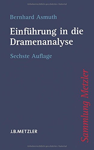 Stock image for Einfhrung in die Dramenanalyse. for sale by medimops