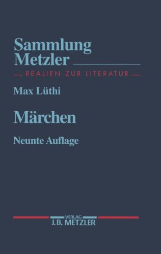 Imagen de archivo de Sammlung Metzler, Bd.16, Mrchen a la venta por medimops