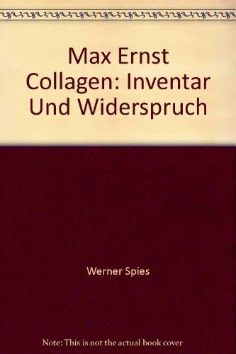 9783476200396: Max Ernst - Collagen: Inventar und Widerspruch.