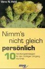 9783478086387: Nimm's nicht gleich persnlich