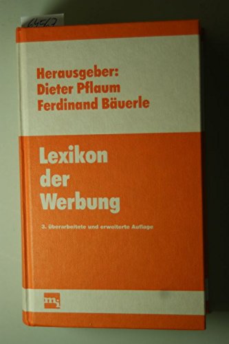 Stock image for Lexikon der Werbung (German Edition) for sale by Versandantiquariat Felix Mcke