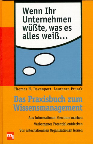 Imagen de archivo de Wenn Ihr Unternehmen wte, was es alles wei . . . a la venta por medimops