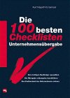 Beispielbild fr Die 100 besten Checklisten Unternehmensbergabe zum Verkauf von medimops