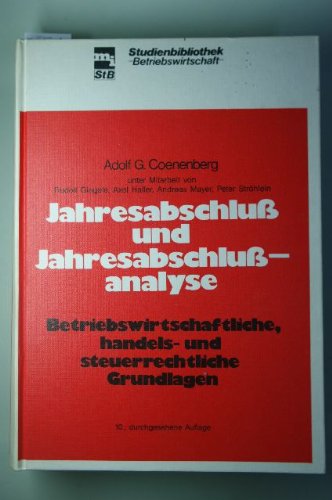 Imagen de archivo de Jahresabschlub und Jahresabschlub-analyse a la venta por BookHolders