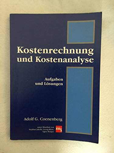 9783478398503: Kostenrechnung und Kostenanalyse. Aufgaben und Lsungen