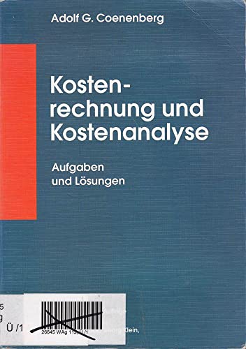 9783478398527: Kostenrechnung und Kostenanalyse. Aufgaben und Lsungen.