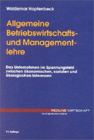 Stock image for Allgemeine Betriebswirtschafts- und Managementlehre for sale by medimops