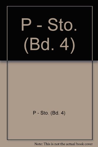 Imagen de archivo de Enzyklopdie Naturwissenschaft und Technik: Chemie und Physik, Medizin und Biologie, Mathematik und Informatik, Geowissenschaft und Astronomie, Bau- und Verkehrstechnik, Elektro- und Energietechnik, Verfahrens- und Werkstofftechnik. Band 4: P - Sto a la venta por Bernhard Kiewel Rare Books