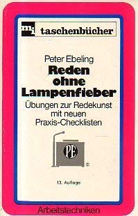 Beispielbild fr Reden ohne Lampenfieber [Perfect Paperback] zum Verkauf von tomsshop.eu