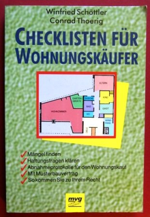9783478715904: Checklisten fr Wohnungskufer - Schttler, Winfried