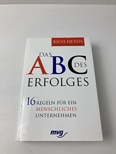 Stock image for Das ABC des Erfolges for sale by medimops