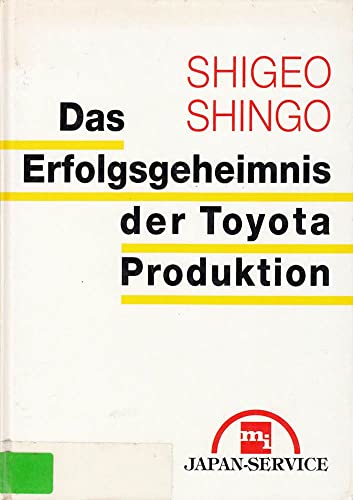 Stock image for Das Erfolgsgeheimnis der Toyota Produktion for sale by medimops