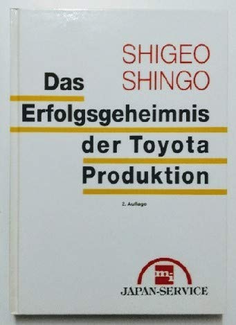Stock image for Das Erfolgsgeheimnis der Toyota Produktion for sale by medimops