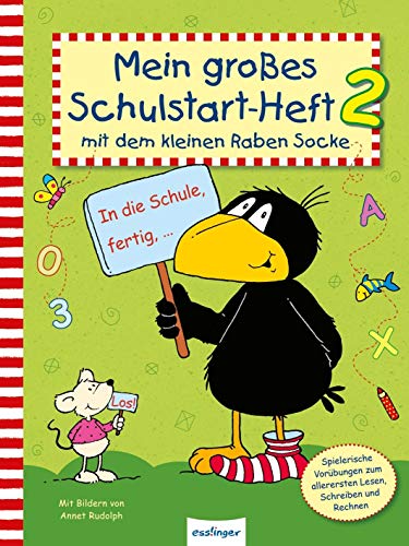 9783480229529: Mein groes Schulstart-Heft 2 mit dem kleinen Raben Socke (Der kleine Rabe Socke)