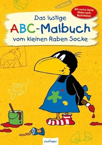 9783480231355: Das lustige ABC-Malbuch vom kleinen Raben Socke