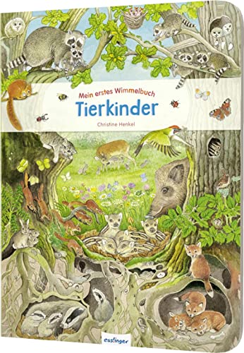 Beispielbild fr Mein erstes Wimmelbuch: Tierkinder zum Verkauf von medimops