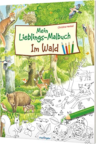 Stock image for Mein Lieblings-Malbuch - Im Wald -Language: german for sale by GreatBookPrices