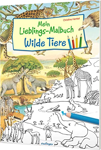 Beispielbild fr Mein Lieblings-Malbuch - Wilde Tiere zum Verkauf von Revaluation Books