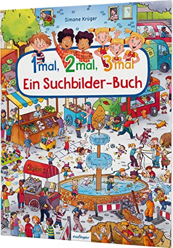 Stock image for 1mal, 2mal, 3mal ? Ein Suchbilder-Buch: Suchen, Zhlen, Spahaben ab 4 Jahren for sale by medimops