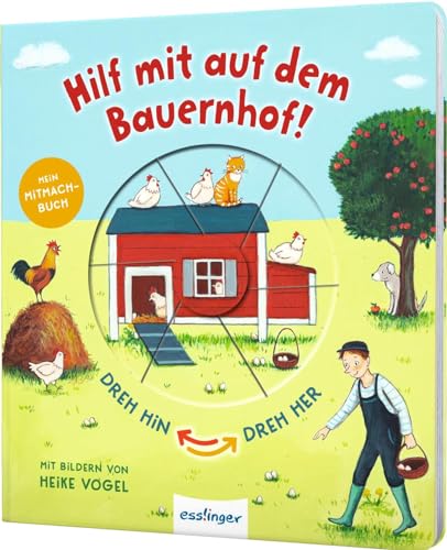 Stock image for Dreh hin ? Dreh her: Hilf mit auf dem Bauernhof!: Mitmach-Pappebuch mit Verwandlungsseiten for sale by medimops
