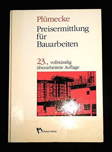 Imagen de archivo de Preisermittlung von Bauarbeiten a la venta por Buchpark