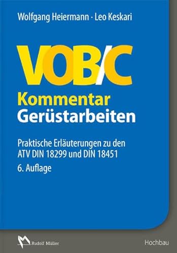 9783481031169: Heiermann, W: VOB/C Kommentar - Gerstarbeiten