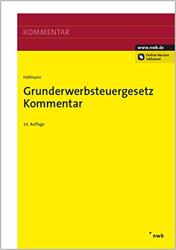 9783482404009: Grunderwerbsteuergesetz Kommentar