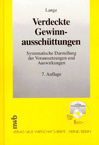 9783482422171: Verdeckte Gewinnausschttungen. Systematische Darstellung der Voraussetzung und Auswirkungen.