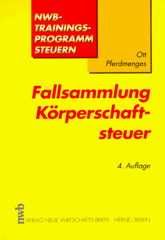 Imagen de archivo de Fallsammlung Krperschaftsteuer a la venta por Buchpark