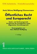 Beispielbild fr ffentliches Recht und Europarecht zum Verkauf von medimops