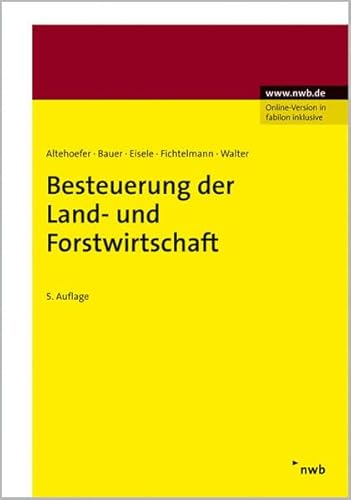 9783482493058: Besteuerung der Land- und Forstwirtschaft