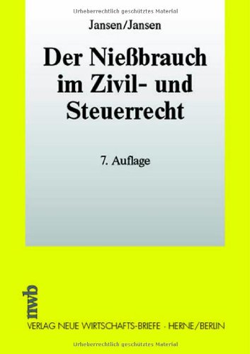 Stock image for Der Niebrauch im Zivil- und Steuerrecht for sale by medimops
