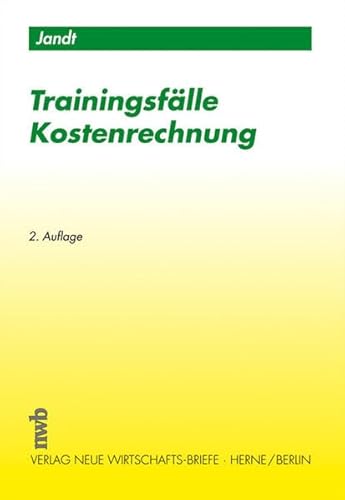 Stock image for Trainingsflle Kostenrechnung for sale by medimops