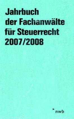 9783482543647: Jahrbuch der Fachanwlte fr Steuerrecht 2007/2008