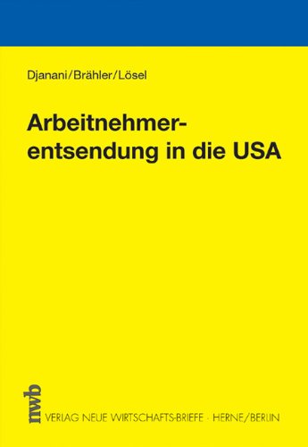 Imagen de archivo de Arbeitnehmerentsendung in die USA a la venta por medimops