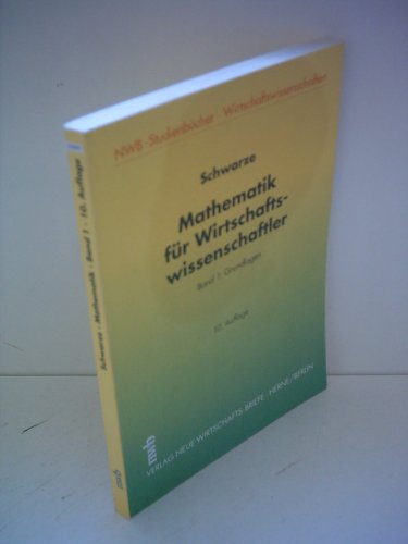 Stock image for Mathematik fr Wirtschaftswissenschaftler I. Grundlagen for sale by medimops
