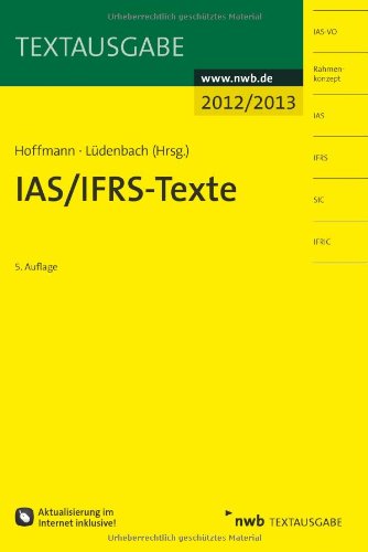 Stock image for IAS/IFRS -Texte 2012/2013 for sale by Buchpark