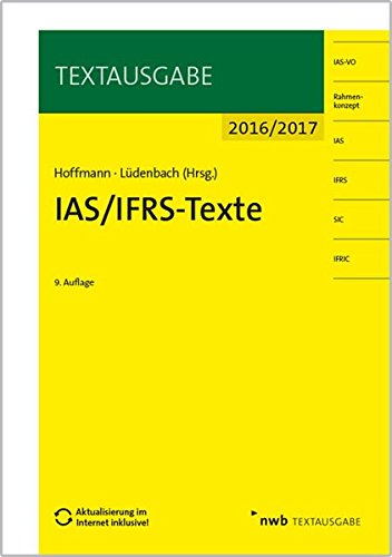 Beispielbild fr IAS/IFRS -Texte 2016/2017 (Textausgabe) zum Verkauf von medimops