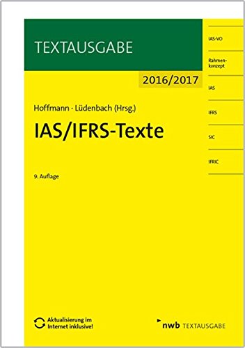 Imagen de archivo de IAS/IFRS -Texte 2016/2017 (Textausgabe) a la venta por medimops