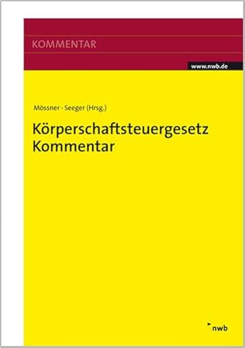 Stock image for Krperschaftsteuergesetz Kommentar for sale by Buchpark