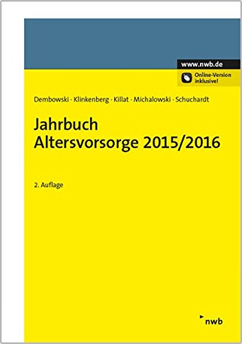 9783482644528: Jahrbuch Altersvorsorge 2015/2016