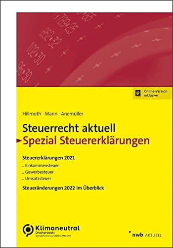 Stock image for Steuerrecht aktuell Spezial Steuererklrungen 2021 for sale by medimops