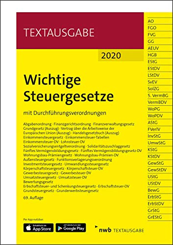 Stock image for Wichtige Steuergesetze for sale by Hamelyn