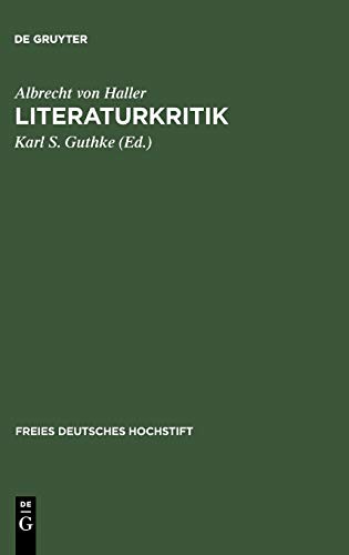 9783484101203: Literaturkritik: 21 (Freies Deutsches Hochstift)