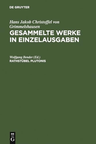 RathstÃ¼bel Plutonis (German Edition) (9783484102217) by Wolfgang Bender