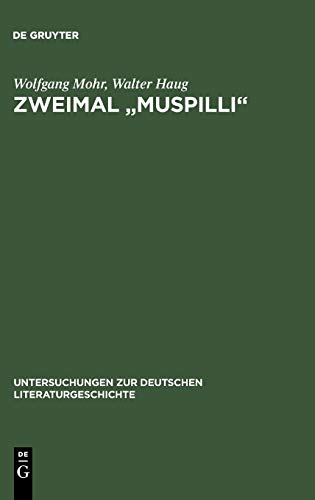 Beispielbild fr Zweimal "Muspilli". Untersuchungen zur deutschen Literaturgeschichte Band 18 zum Verkauf von Antiquariat am Roacker