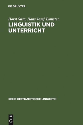 Beispielbild fr Linguistik und Unterricht. zum Verkauf von Buchhandlung&Antiquariat Arnold Pascher