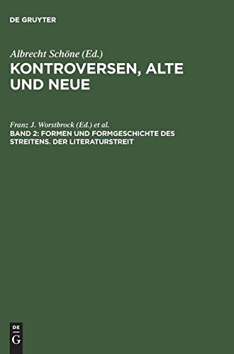 Stock image for Formen und Formgeschichte des Streitens: Der Literaturstreit. for sale by Yushodo Co., Ltd.