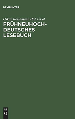 9783484105867: Frhneuhochdeutsches Lesebuch